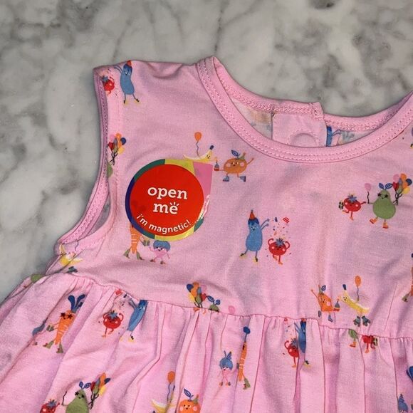 MAGNETIC ME BEET DRESS & BLOOMER SET 18/24M - Picture 4 of 7